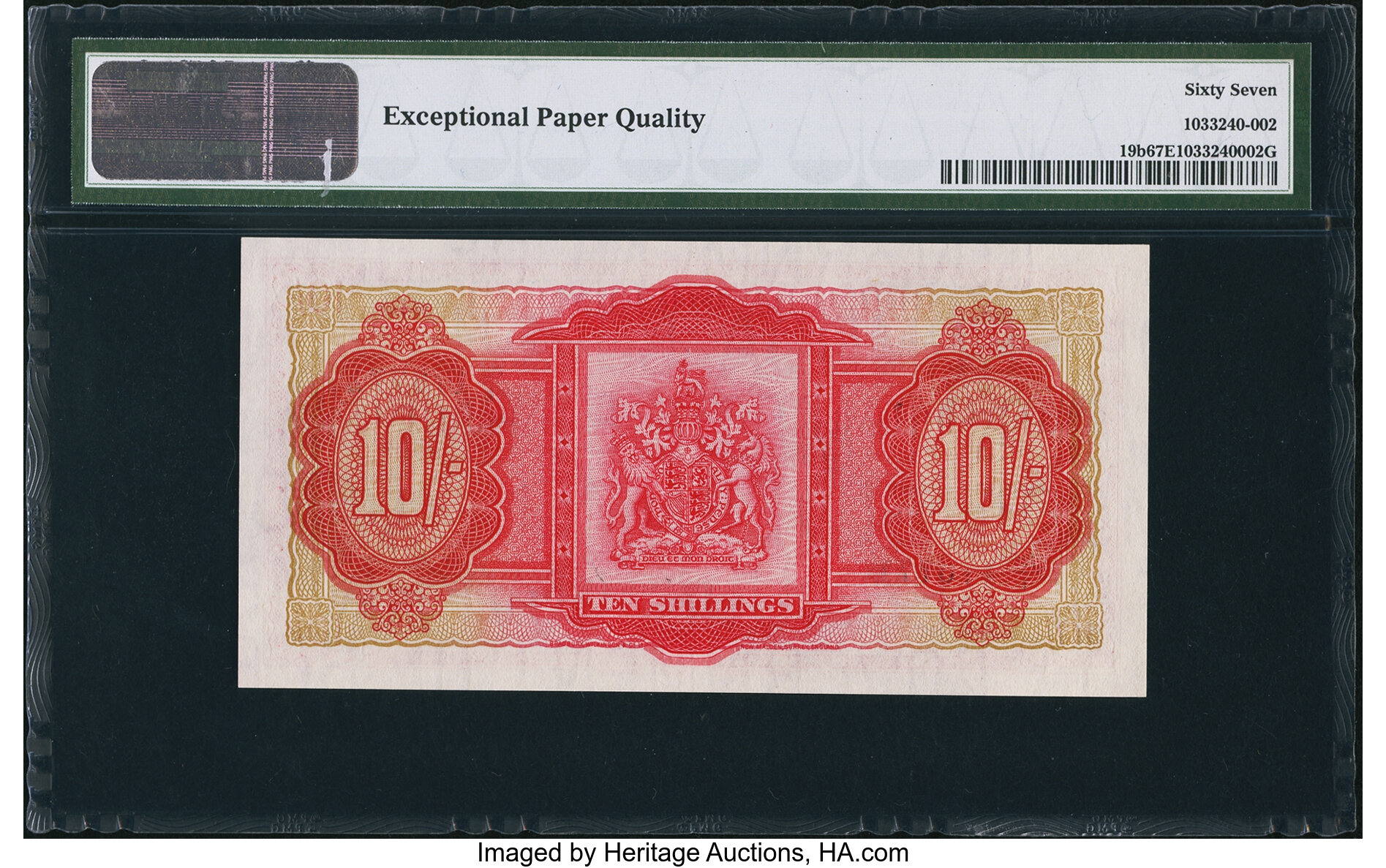 image for: Bermuda  10 shillings (B120c)
