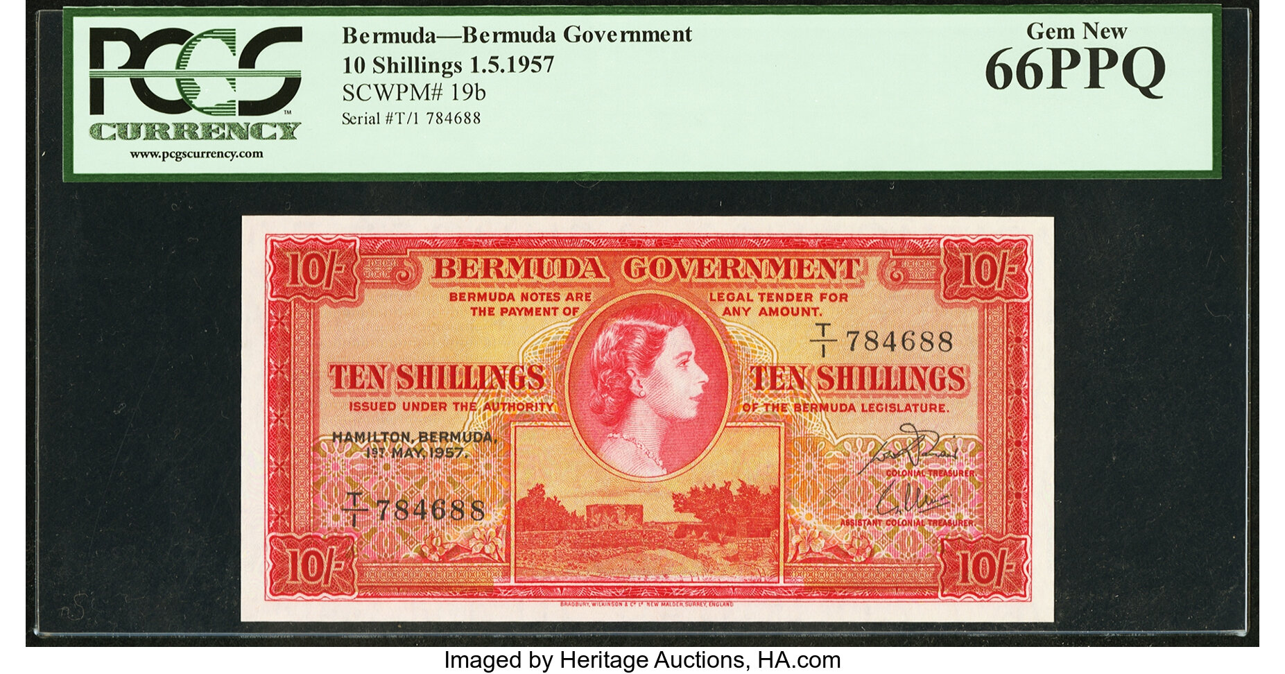 image for: Bermuda  10 shillings (B120p2)