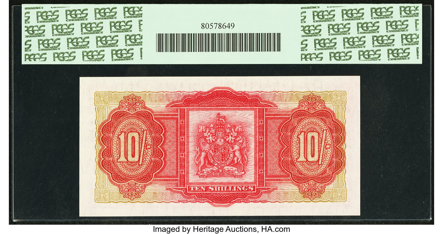 image for: Bermuda  10 shillings (B120as)