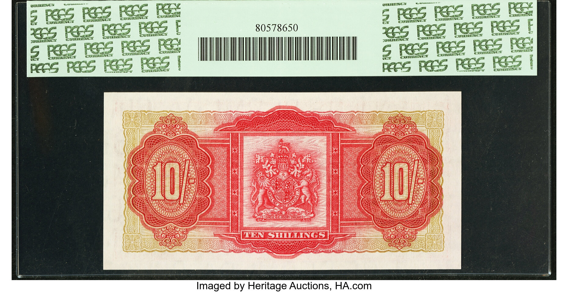image for: Bermuda  10 shillings (B120as)