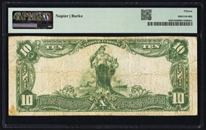 image for: Eufaula, OK - $10 1902 Plain Back Fr. 630 The State National Bank Ch. # 10388 PMG Choice Fine 15....