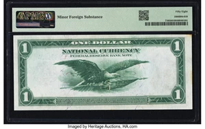image for: Fr. 710 $1 1918 Federal Reserve Bank Note PMG Choice About Unc 58....