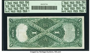 image for: Fr. 38 $1 1917 Mule Legal Tender PCGS Extremely Fine 45PPQ....