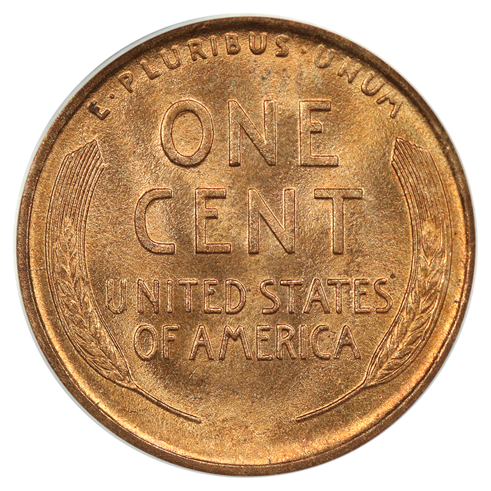 1909-S 1c Lincoln MS RD MS63 RD CAC thumbnail 2