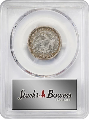 image for: 1867 Liberty Seated Quarter. VF-30 (PCGS).