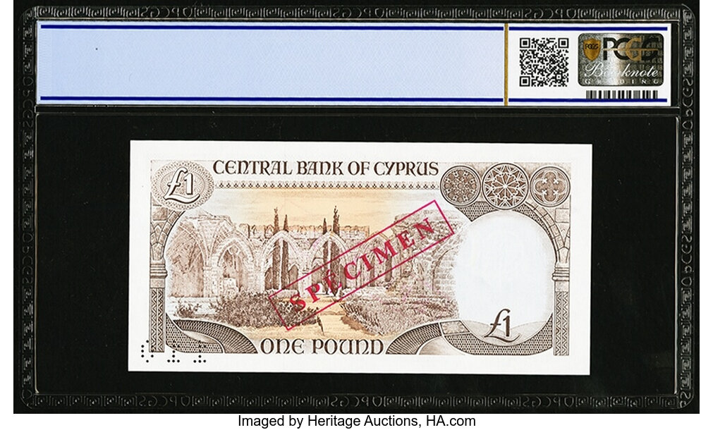 image for: Cyprus  1 pound (B312cs)