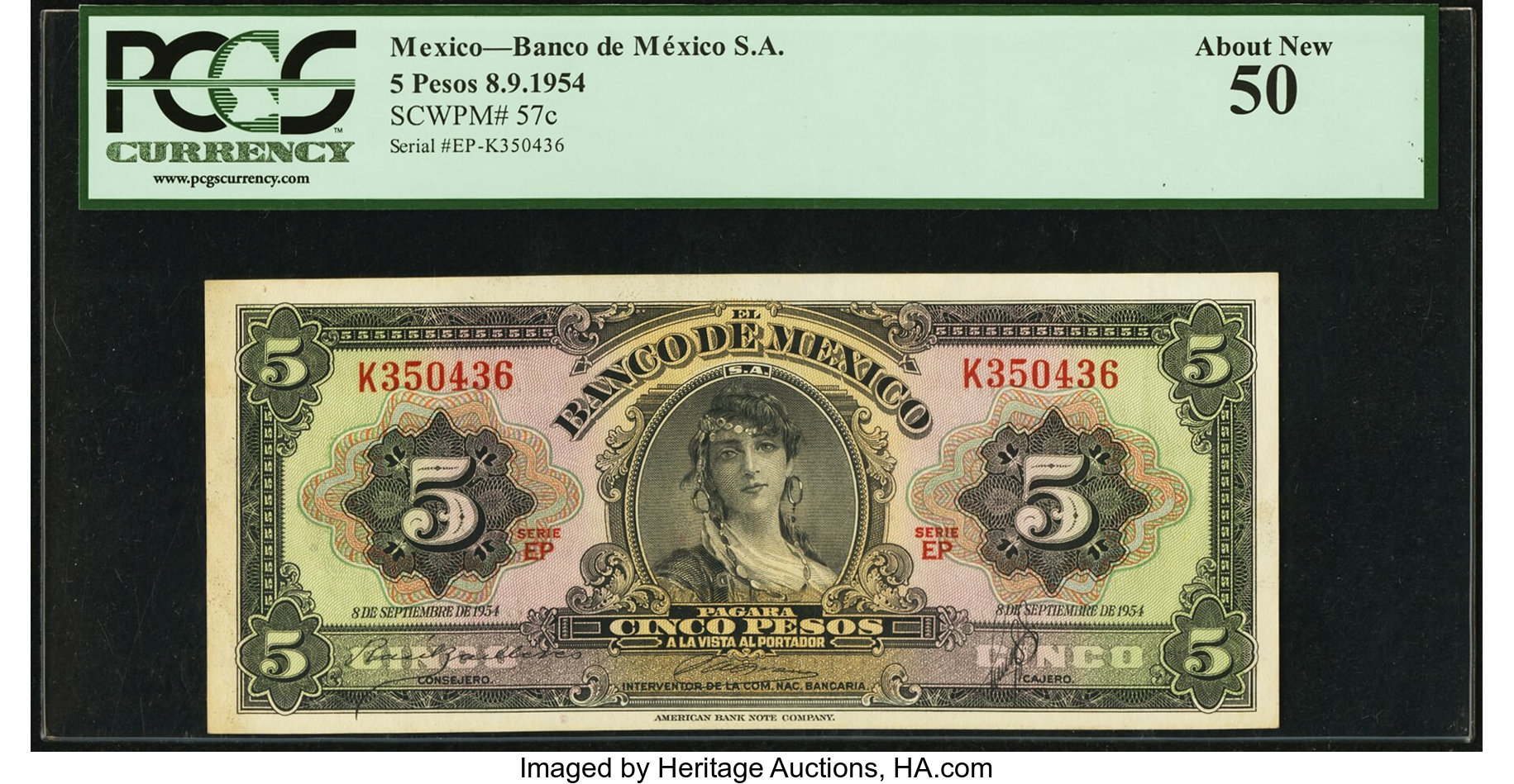image for: Mexico  5 pesos (B620a)