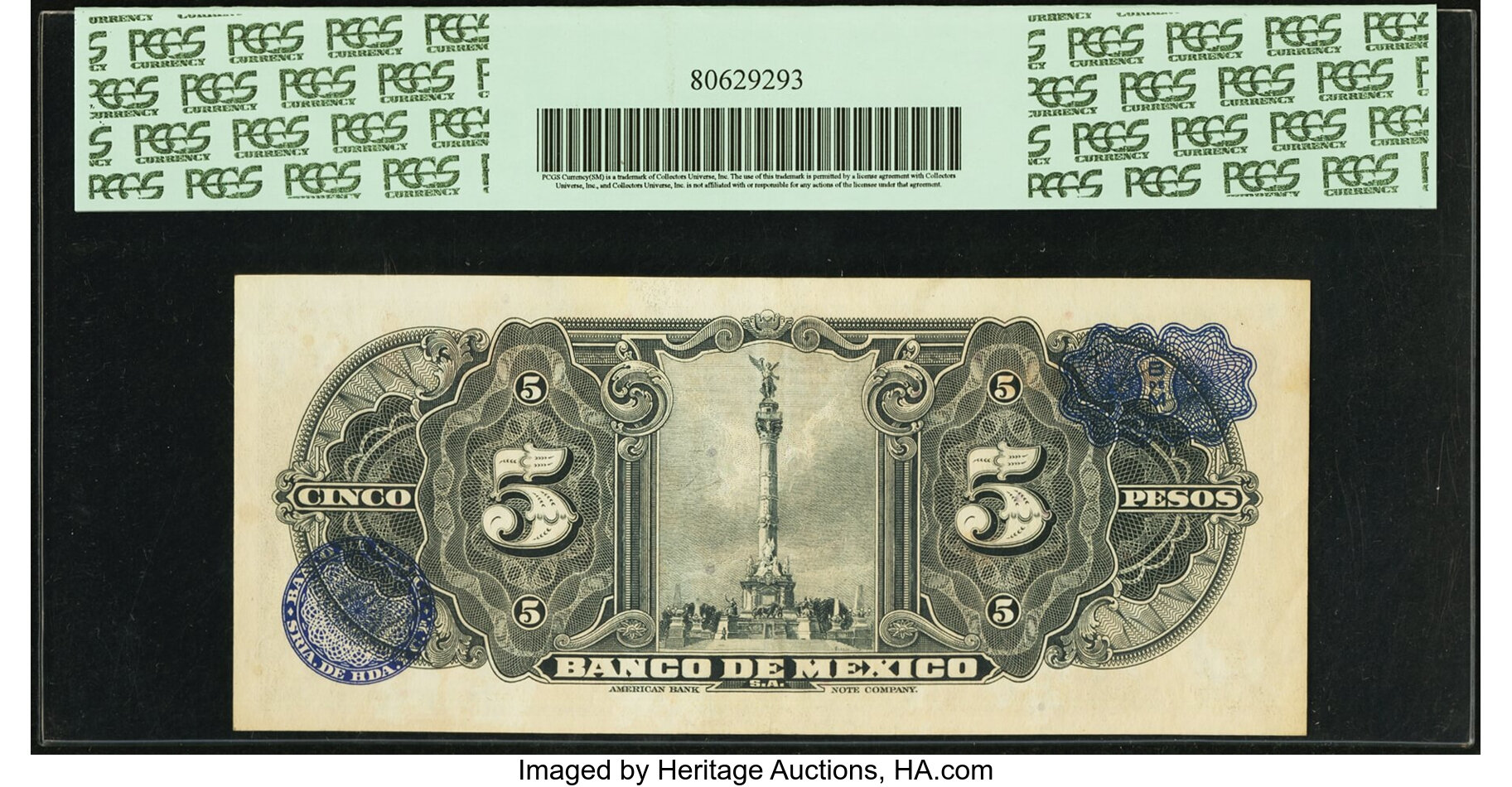 image for: Mexico  5 pesos (B621b)