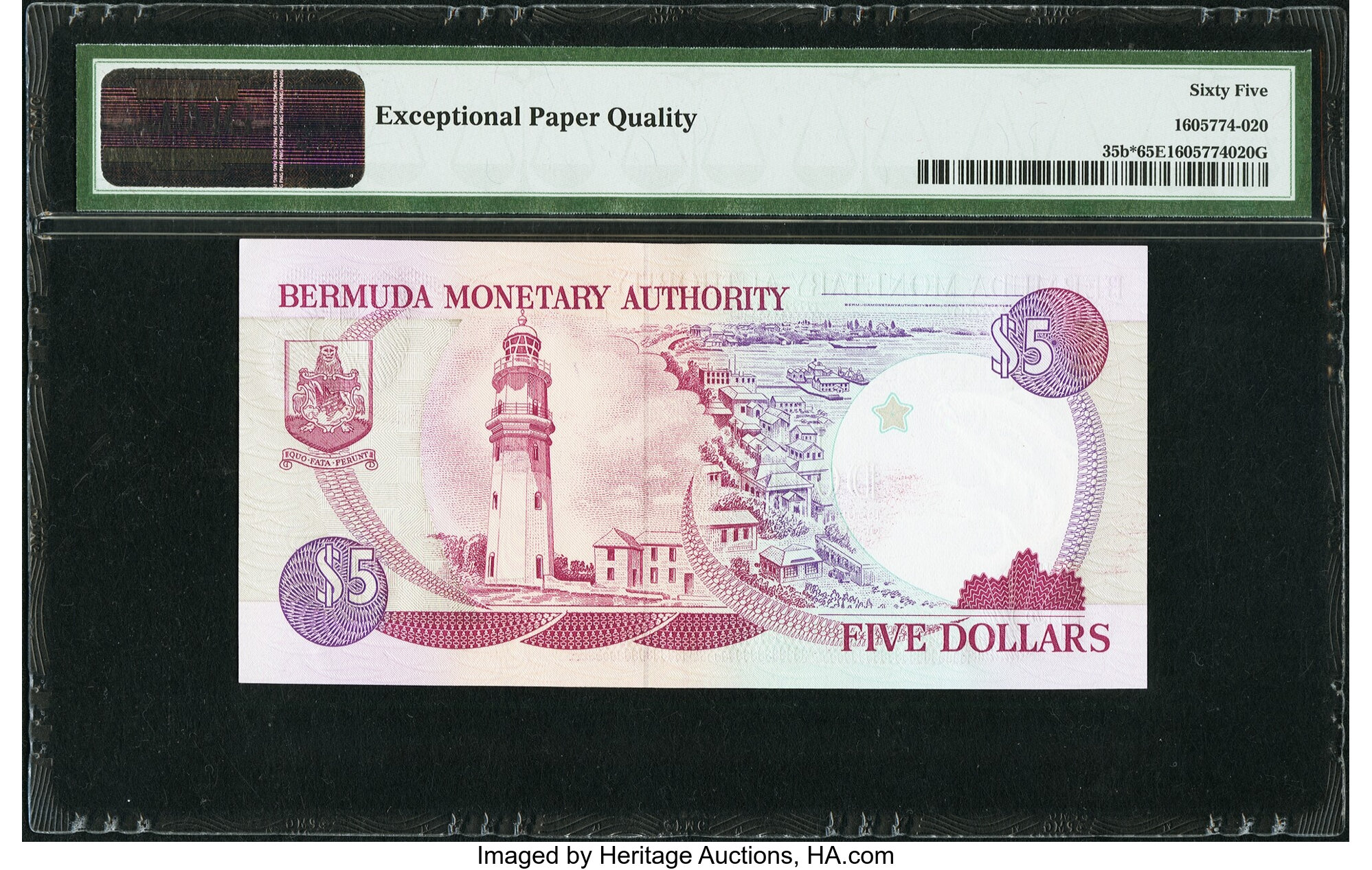 image for: Bermuda  5 dollars (B209a)