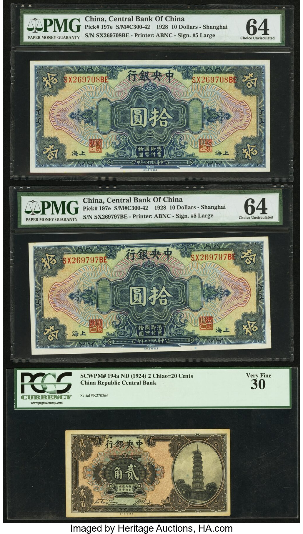image for: China National Banks  20 cents(B3025a)