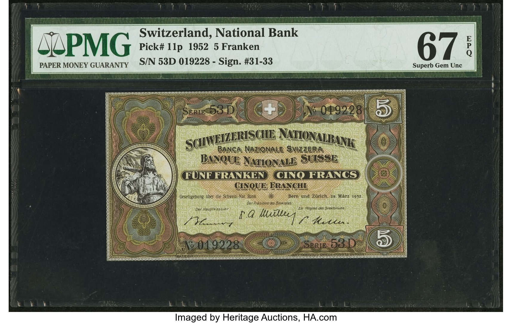 image for: Switzerland  5 francs (B305c)
