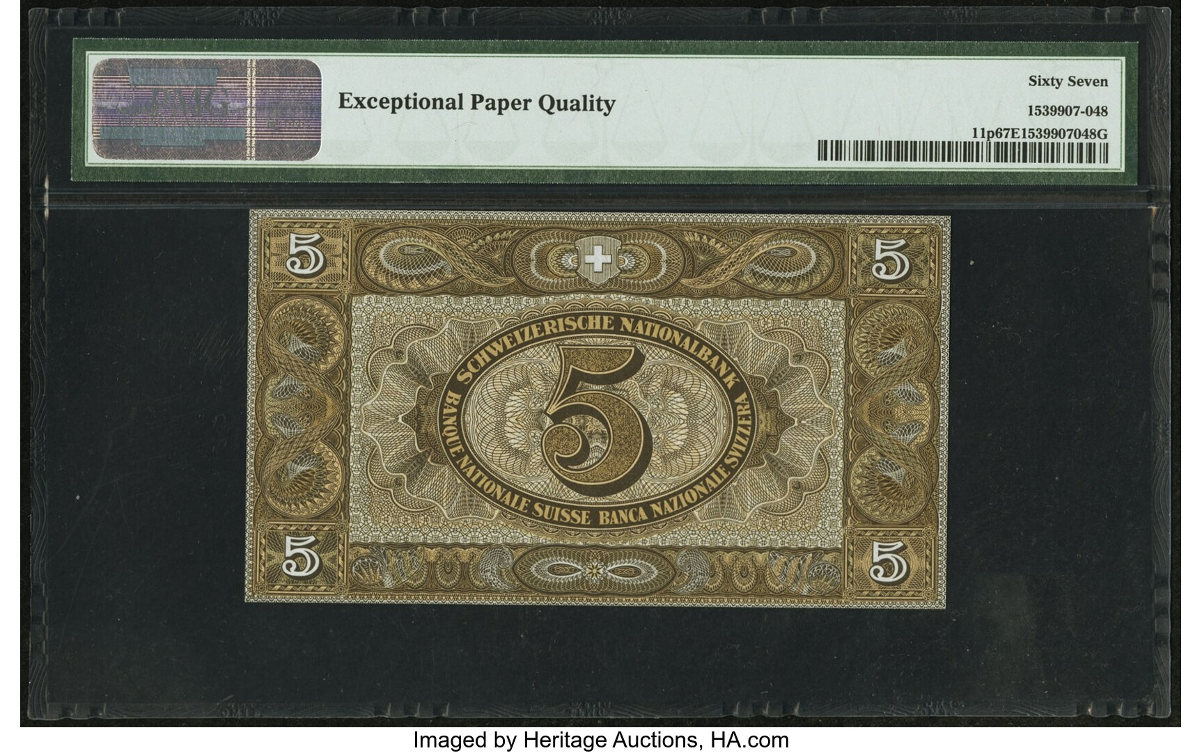 image for: Switzerland  5 francs (B305p)