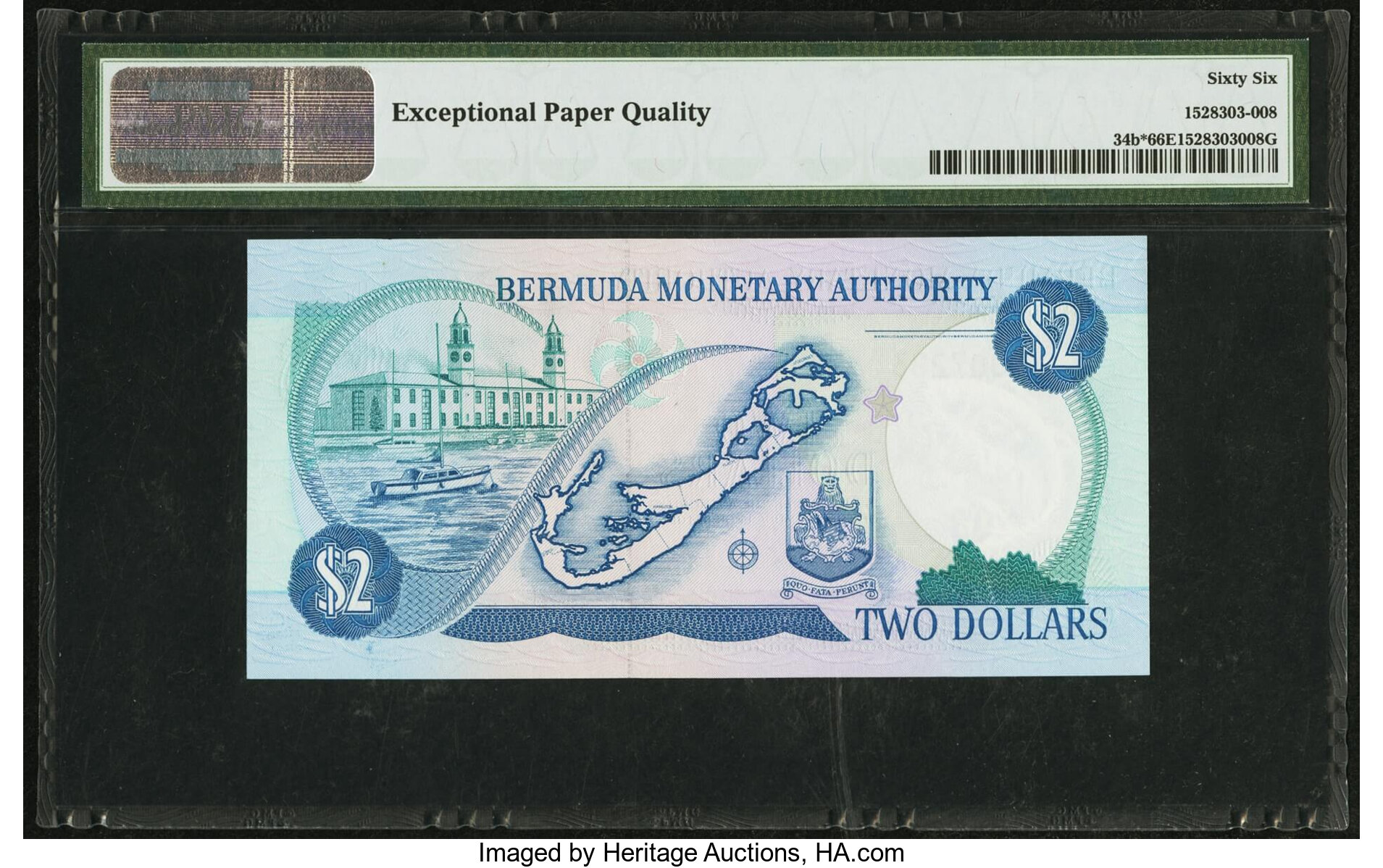 image for: Bermuda  2 dollars (B207b)