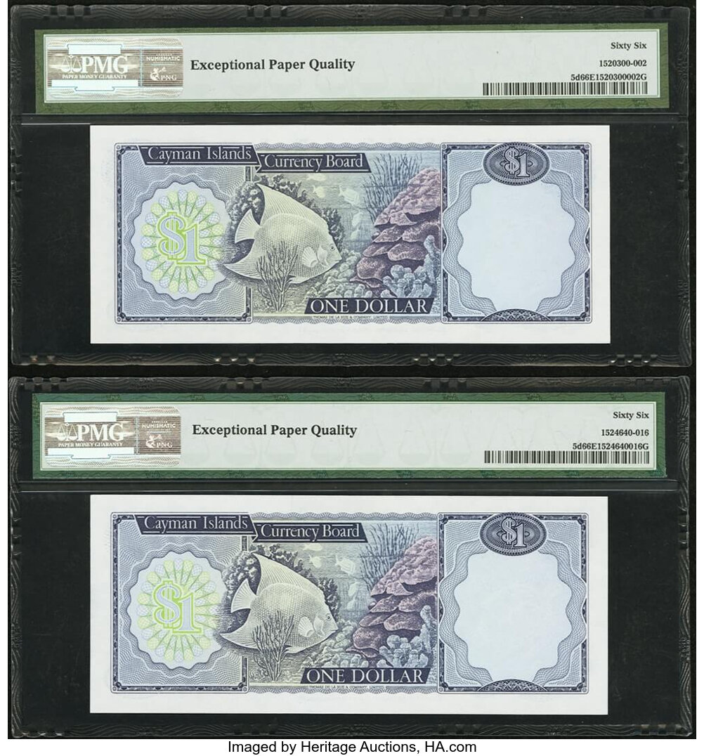 image for: Cayman Islands  1 dollar (B105a)