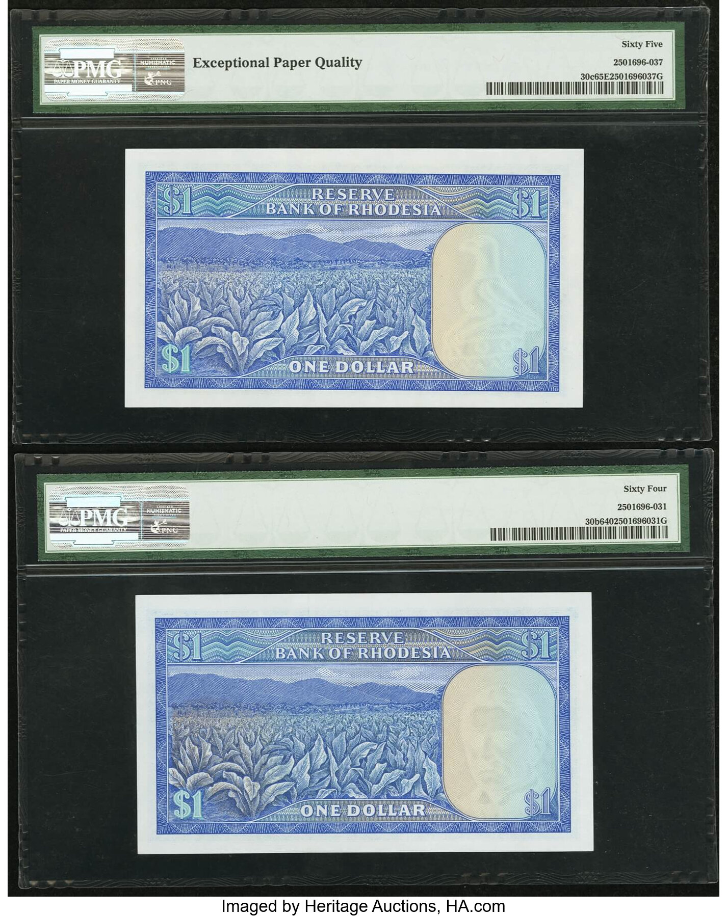 image for: Rhodesia  1 dollar(B107b)