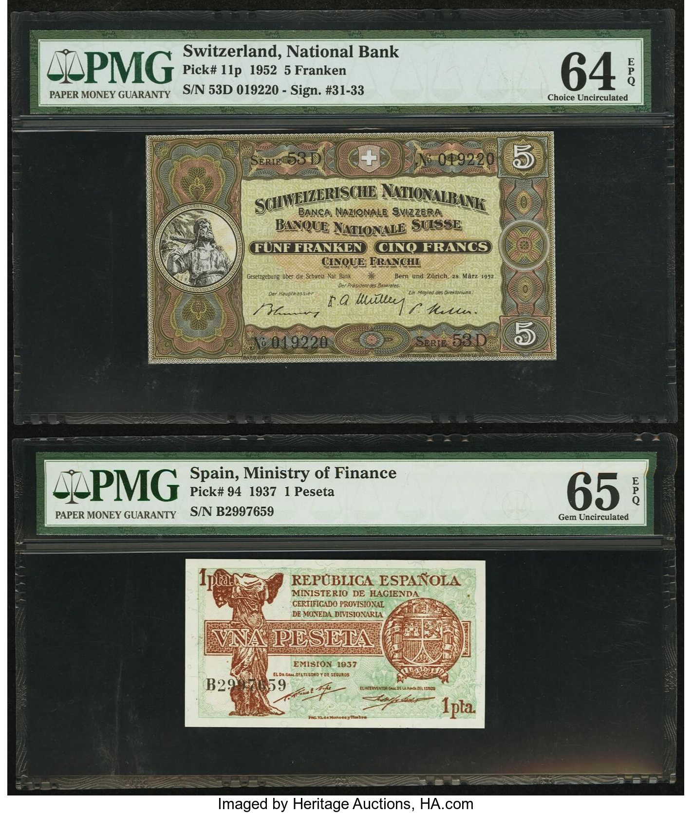 image for: Switzerland  5 francs (B305dt)