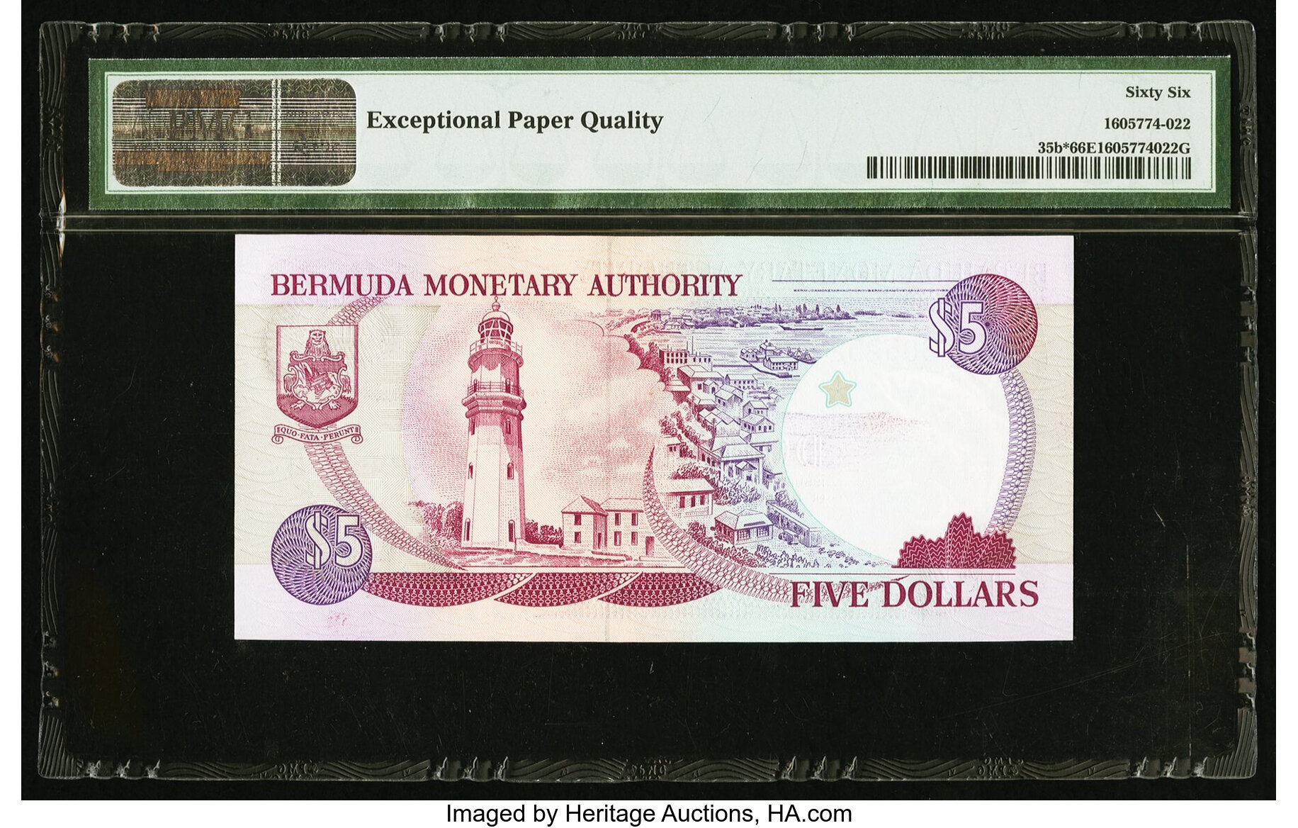 image for: Bermuda  5 dollars (B209a)