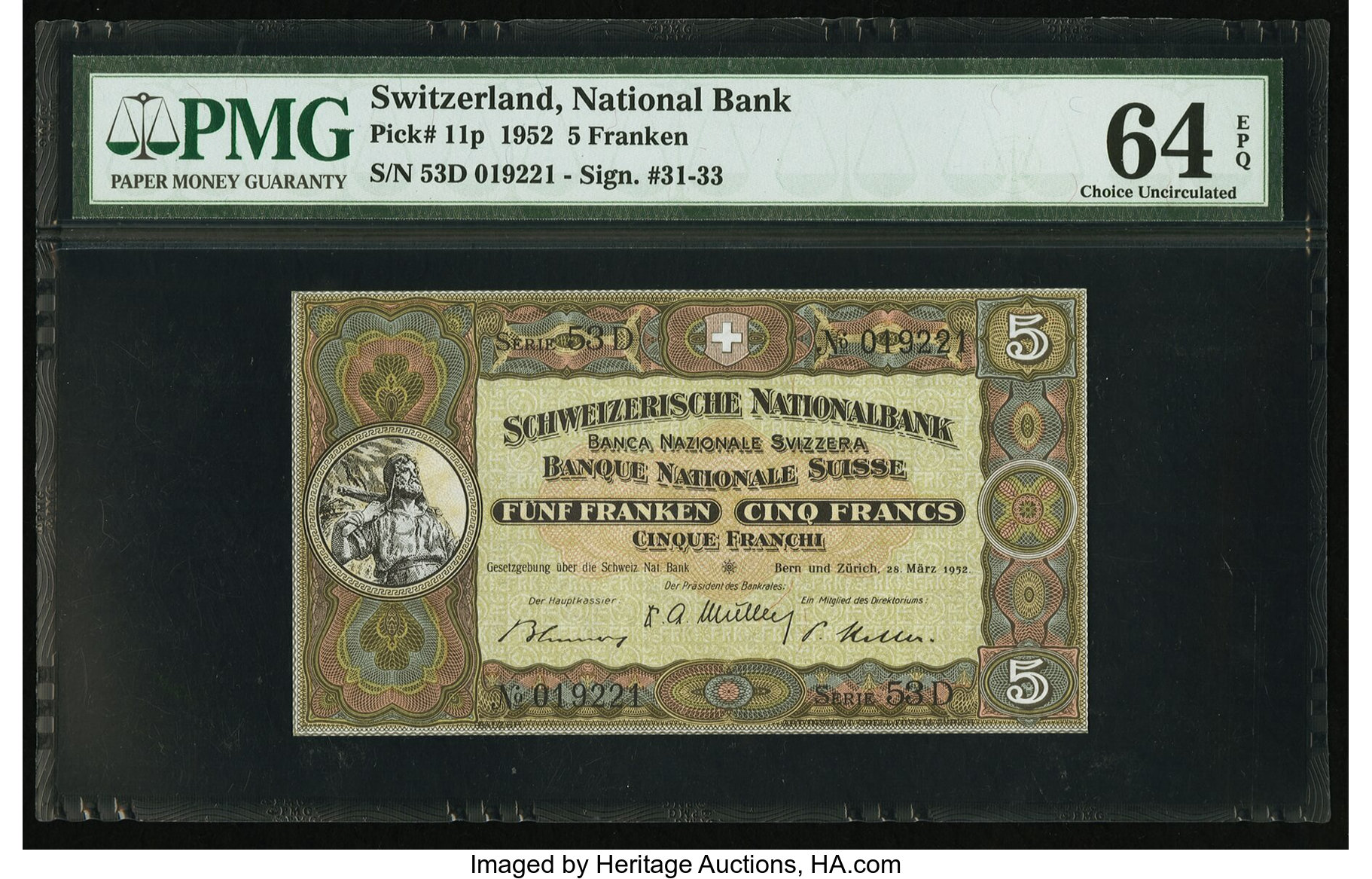 image for: Switzerland  5 francs (B305p)