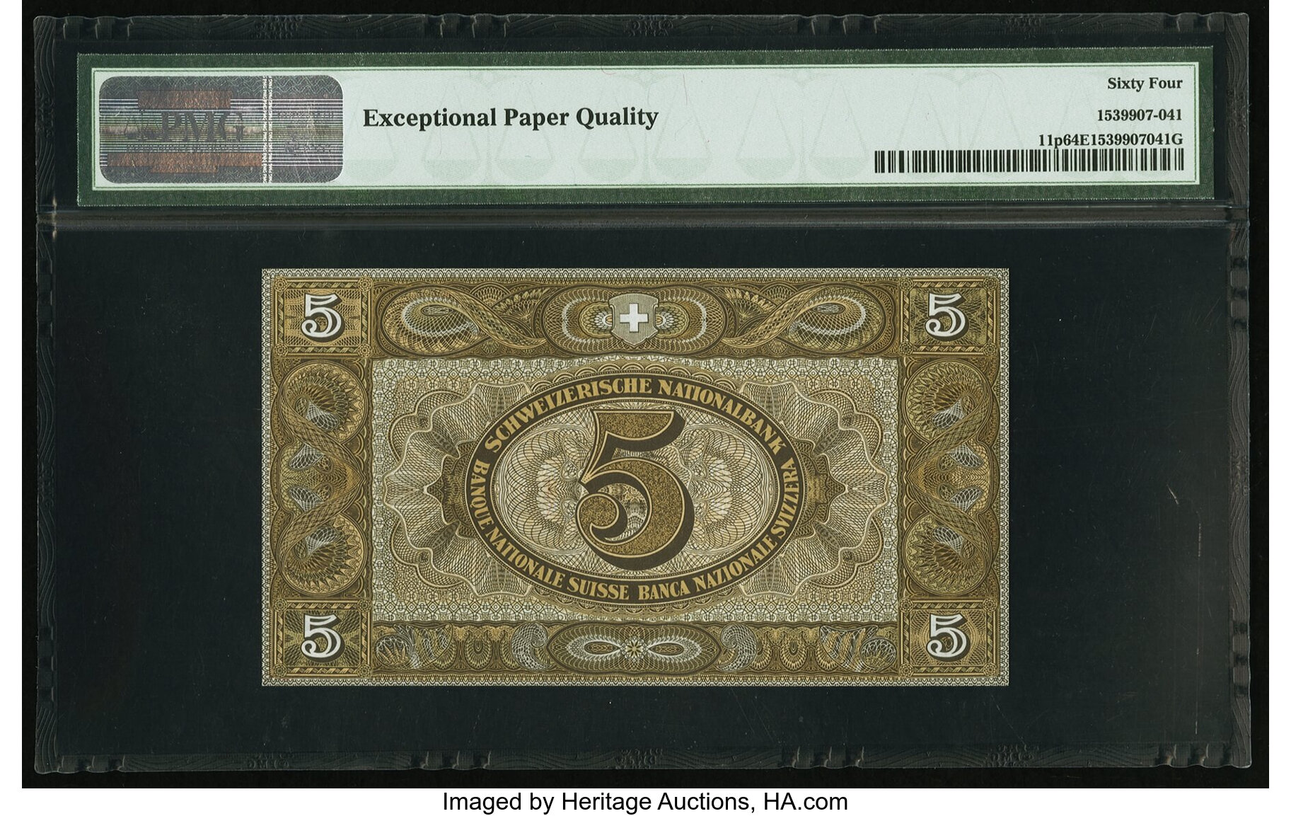 image for: Switzerland  5 francs (B305o)