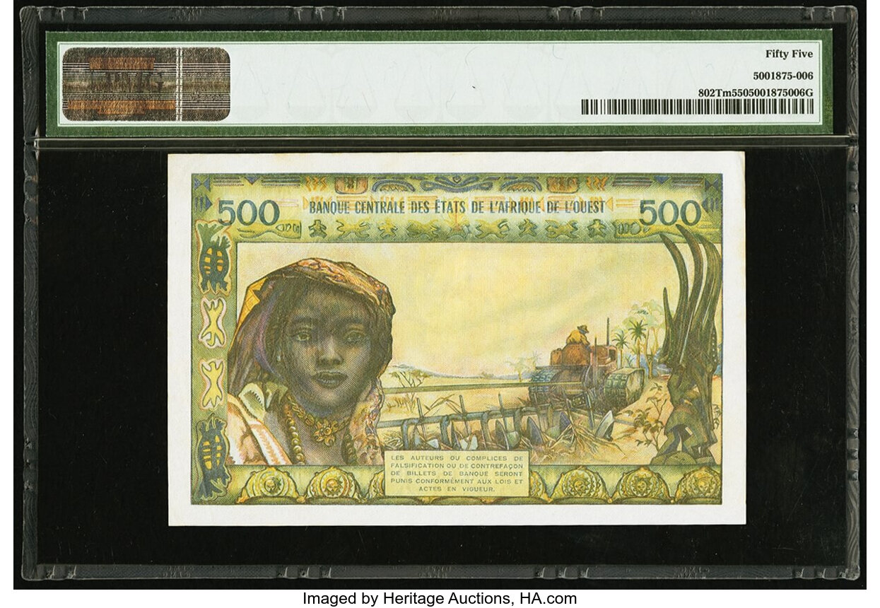 image for: West African States  500 francs (B107Th)