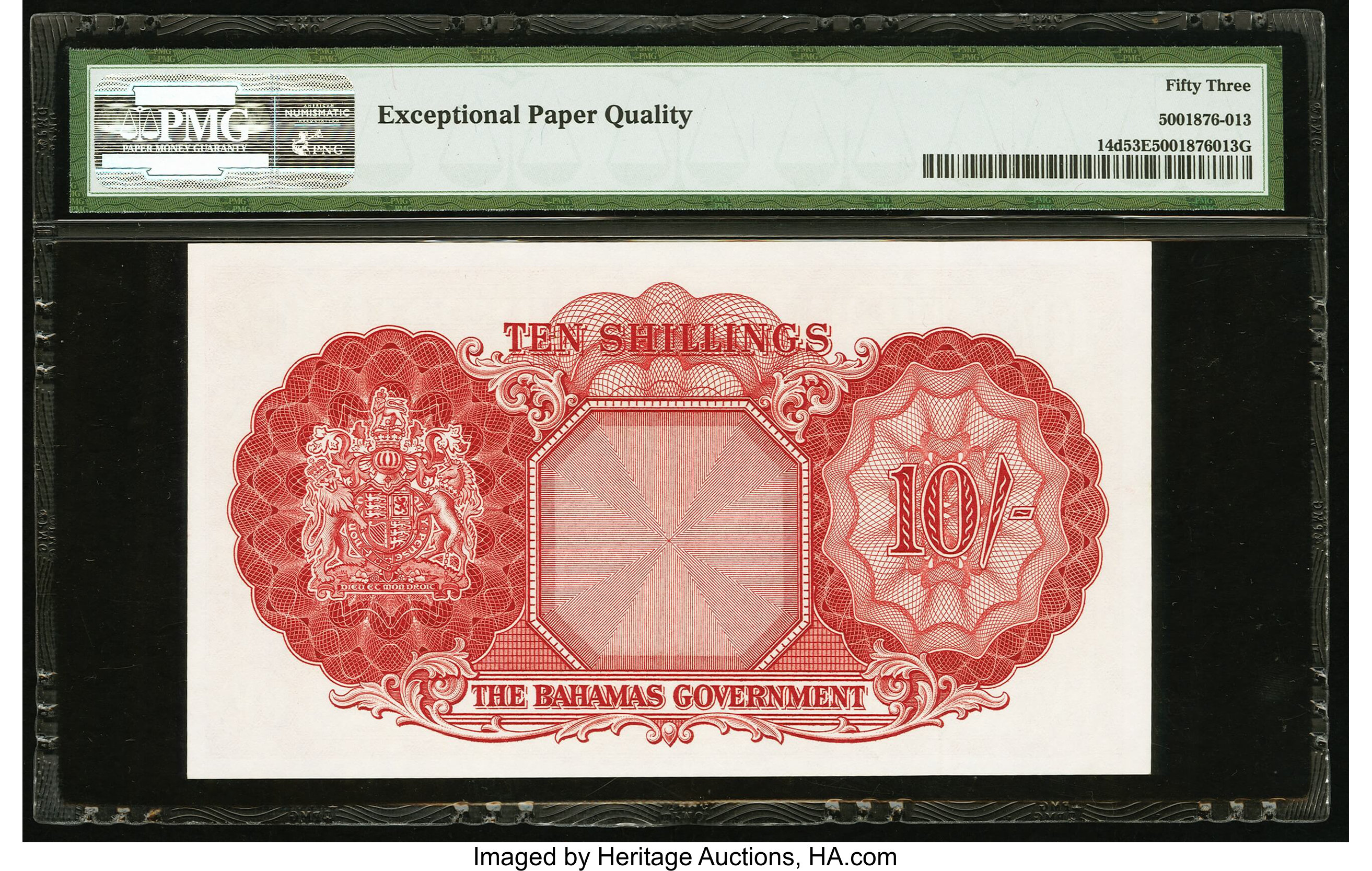 image for: Bahamas  10 shillings(B113as)