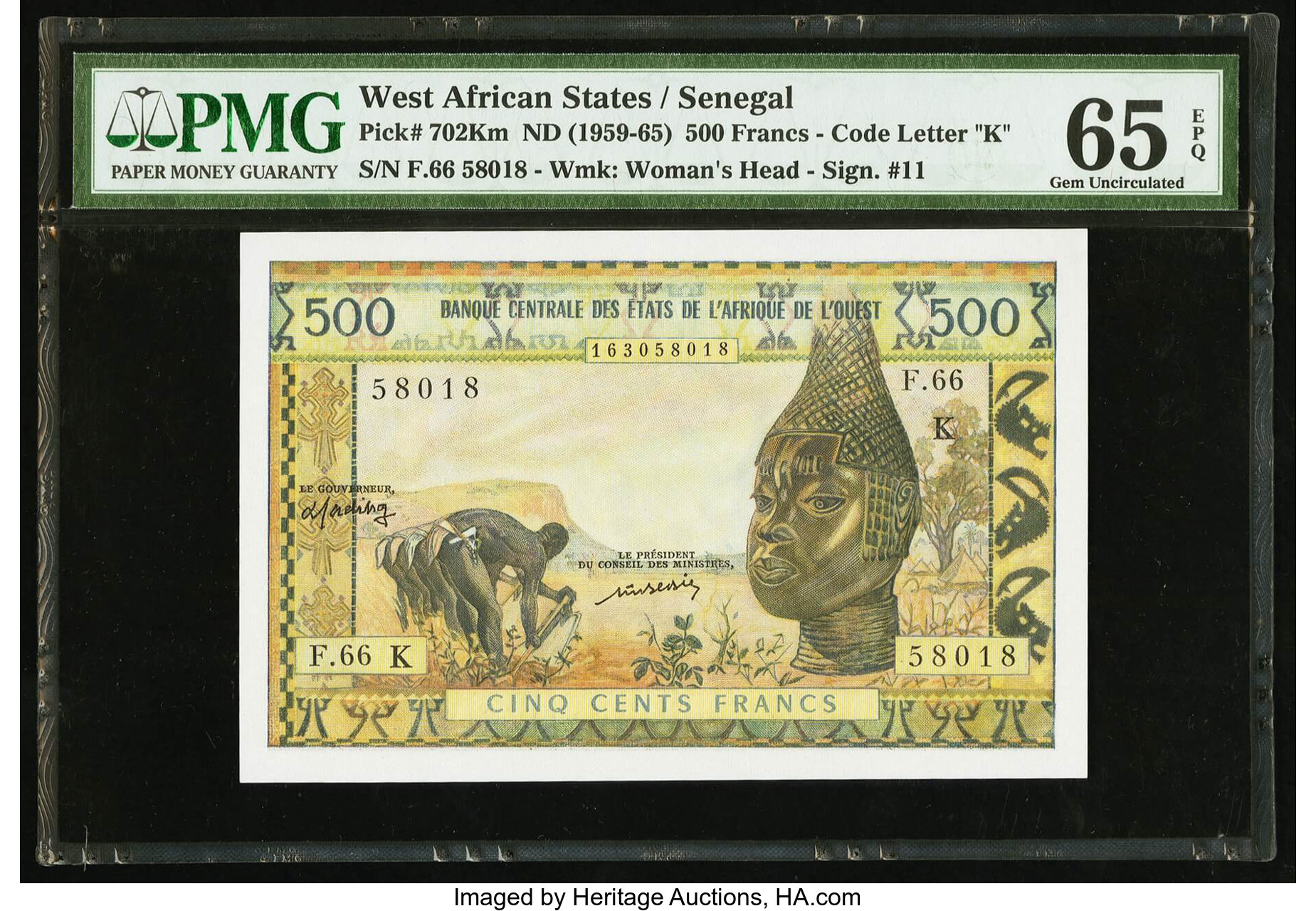 image for: West African States  500 francs (B107Kf)