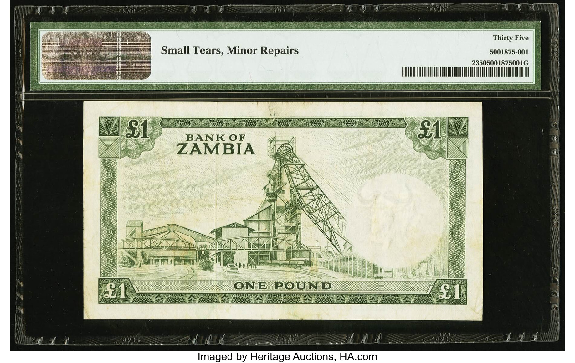 image for: Zambia  1 pound(B102as1)
