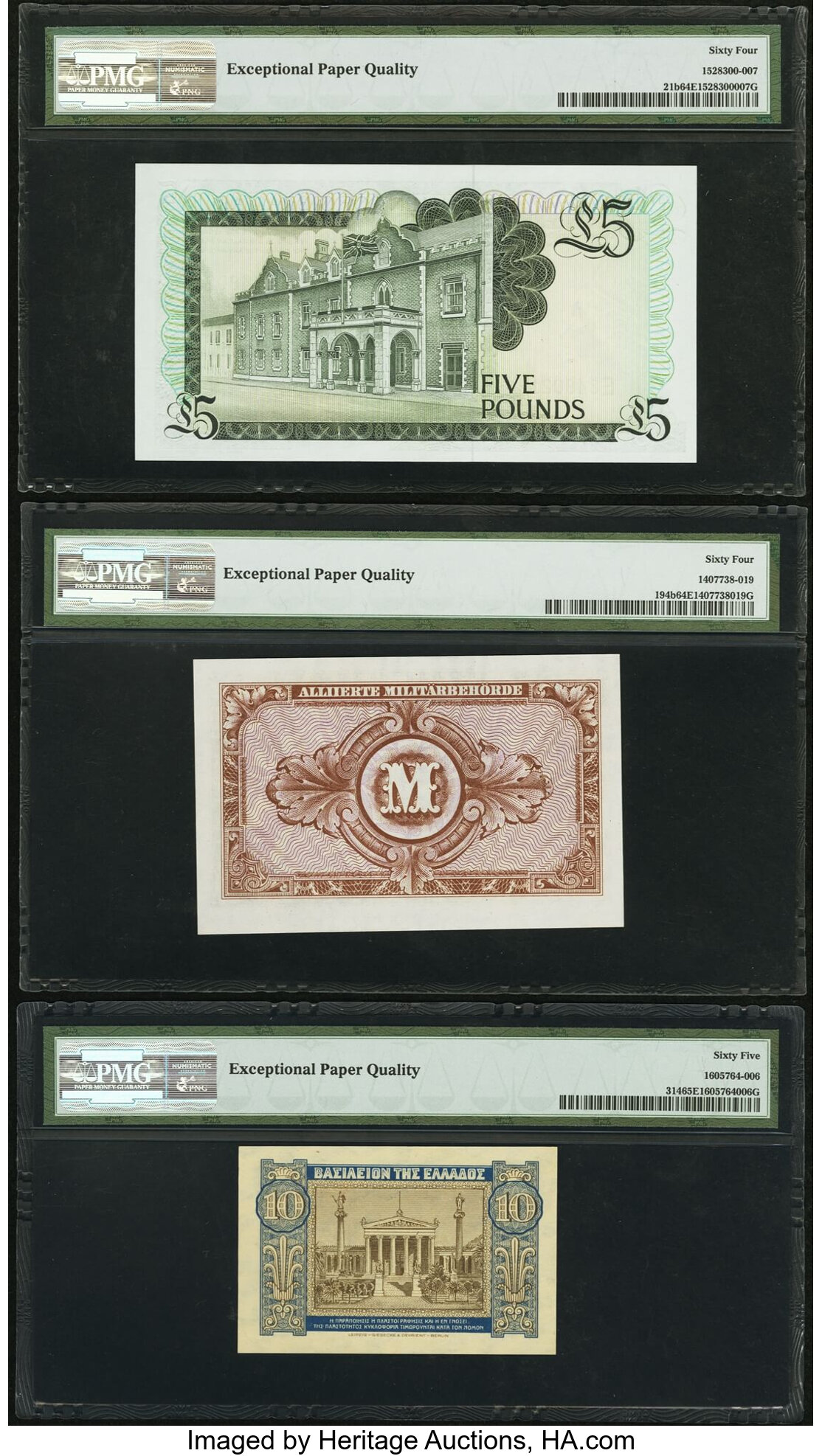 image for: Gibraltar  5 pounds (B119as)