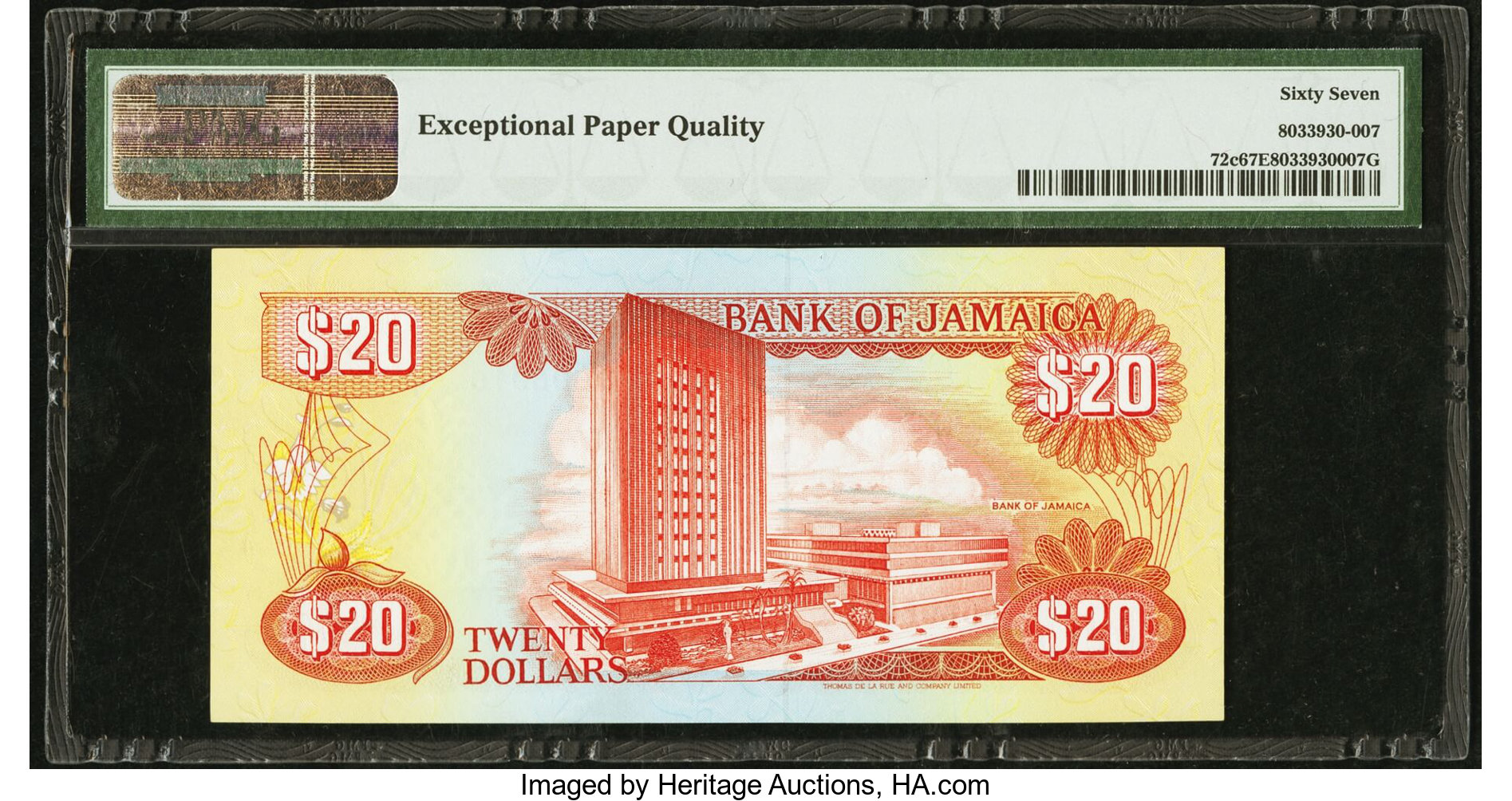 image for: Jamaica  20 dollars (B228bs)