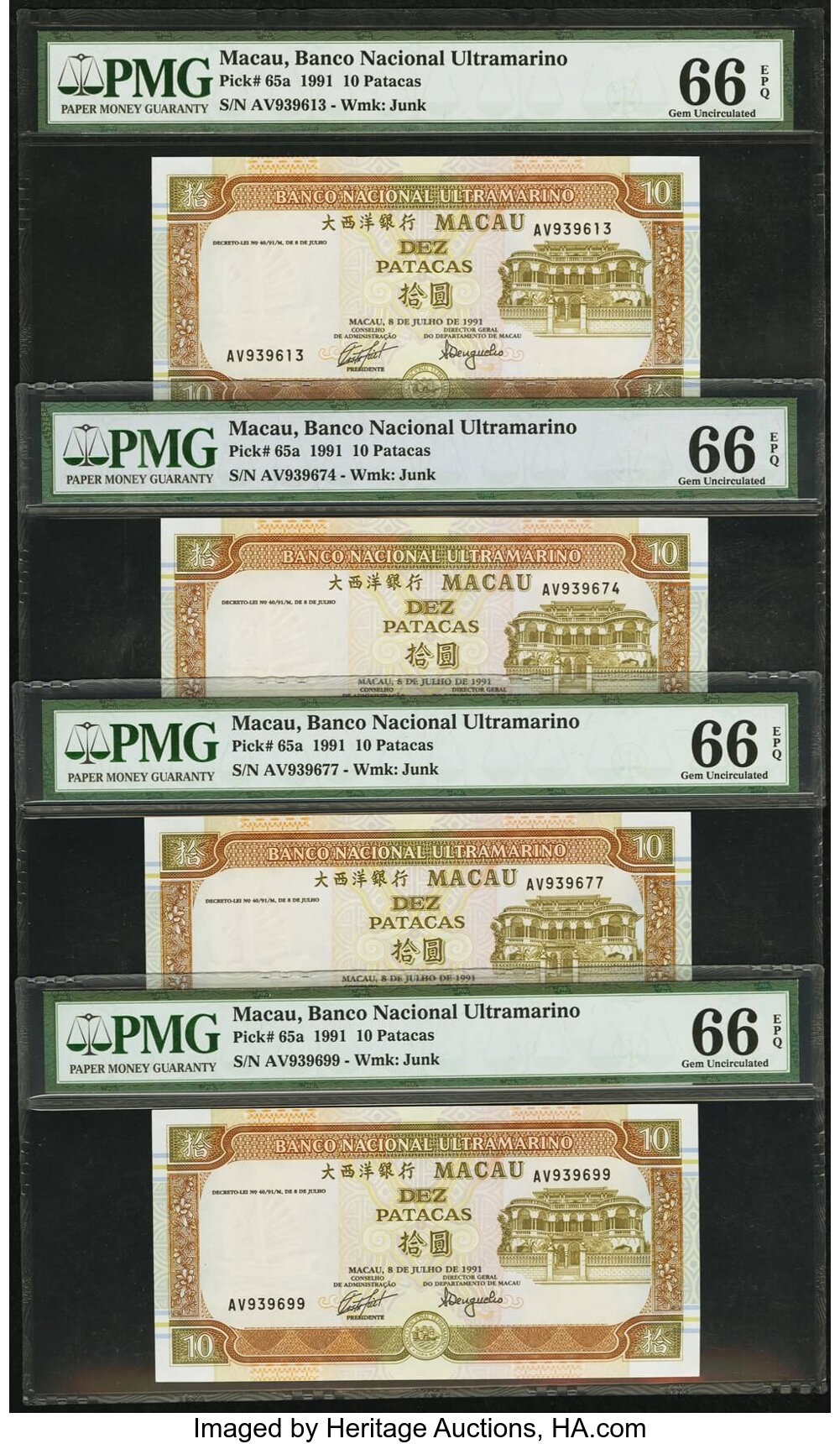 image for: Macau  10 patacas (B060az)