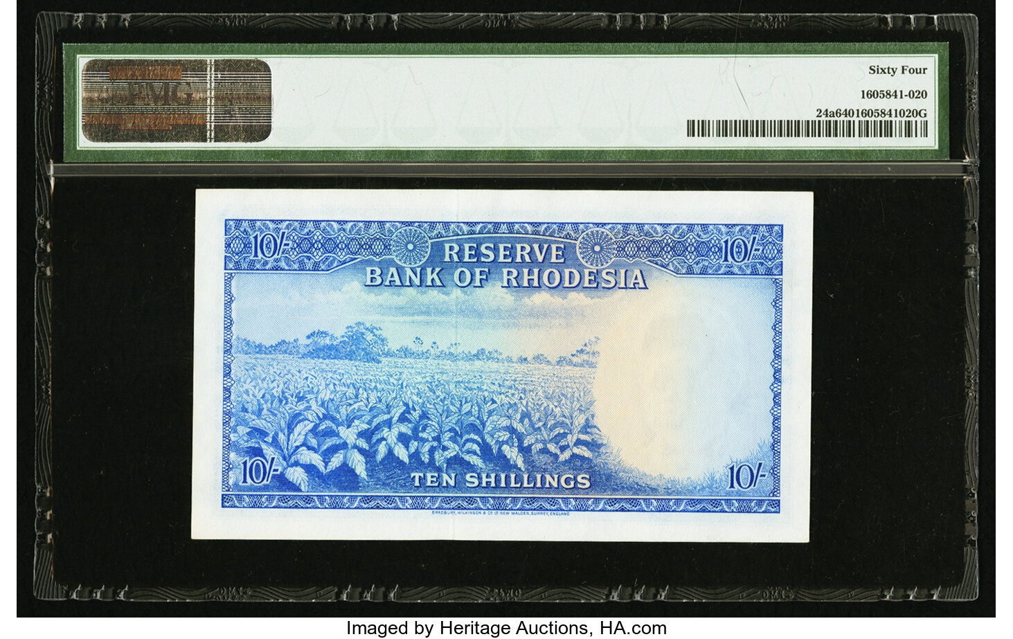 image for: Rhodesia  10 shillings(B101f)