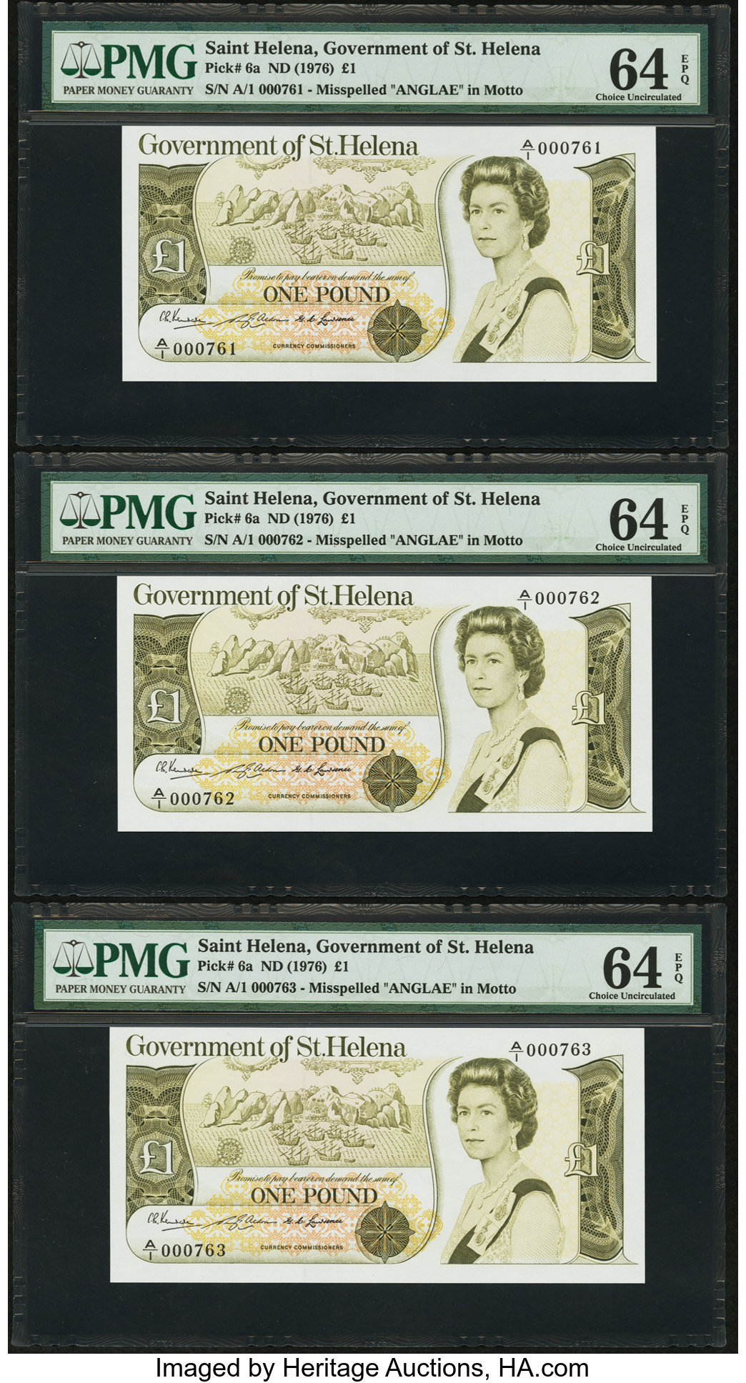 image for: Saint Helena  1 pound (B302a)