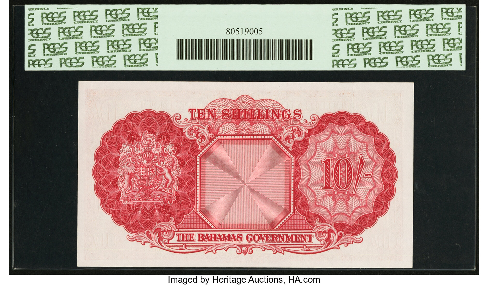 image for: Bahamas  10 shillings(B113cs)