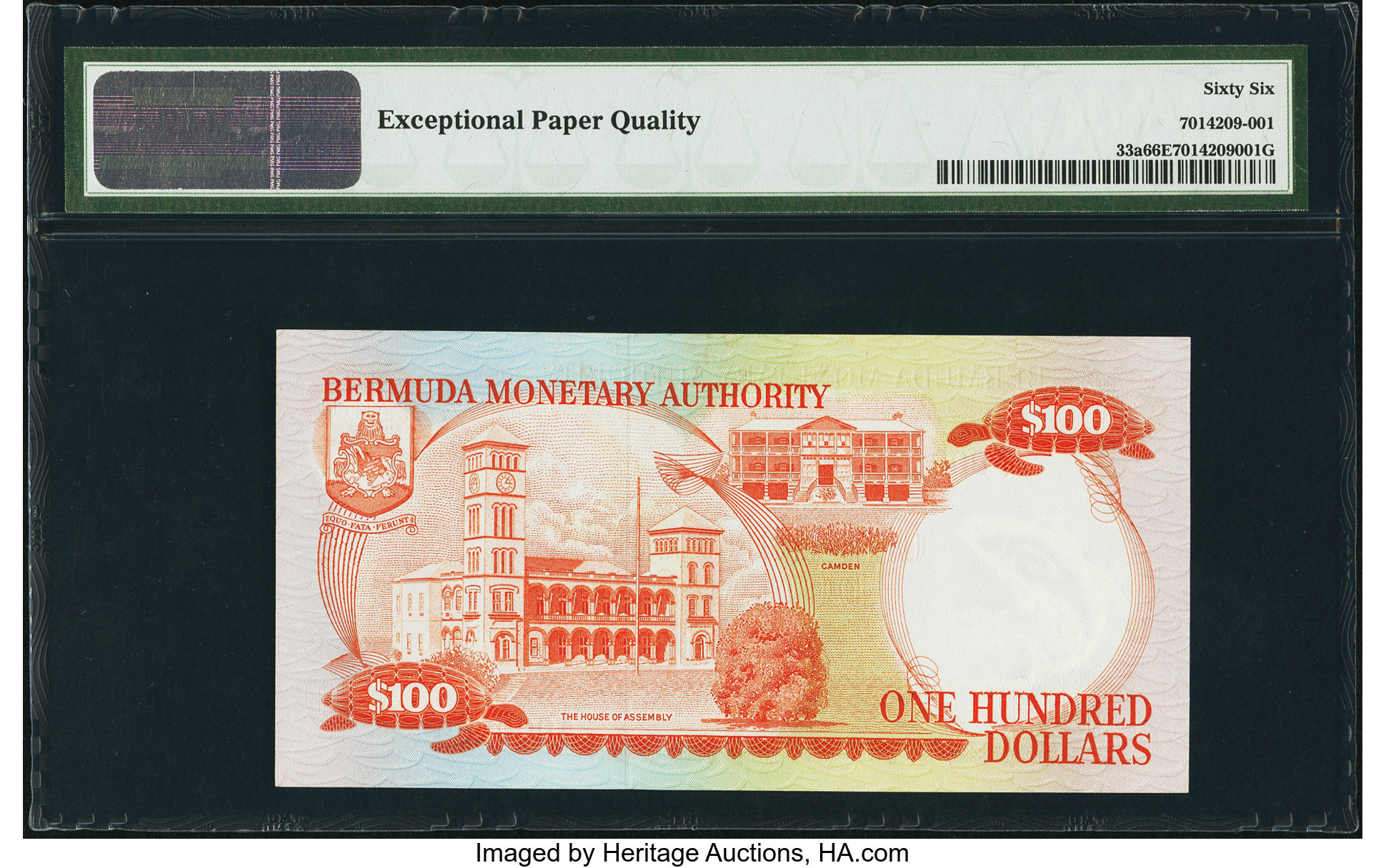 image for: Bermuda  100 dollars (B206c)