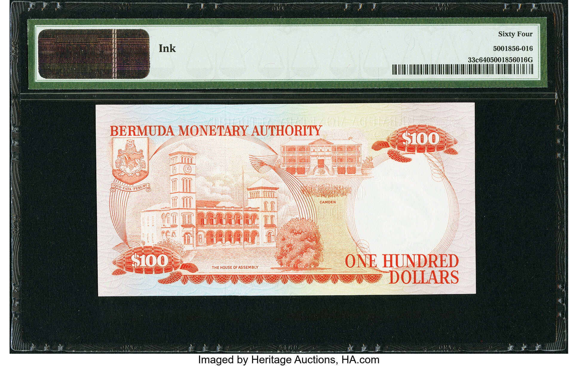 image for: Bermuda  100 dollars (B206cz)