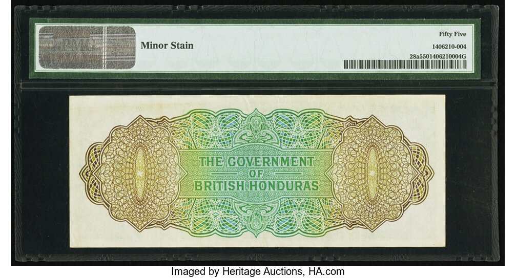 image for: British Honduras  1 dollar (B127a)