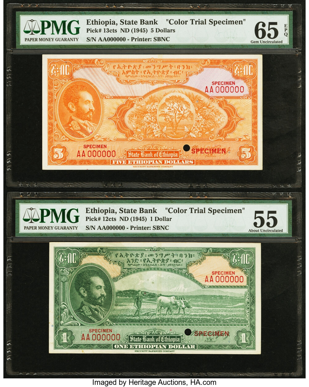 image for: Ethiopia  5 Ethiopian dollars(B202b)