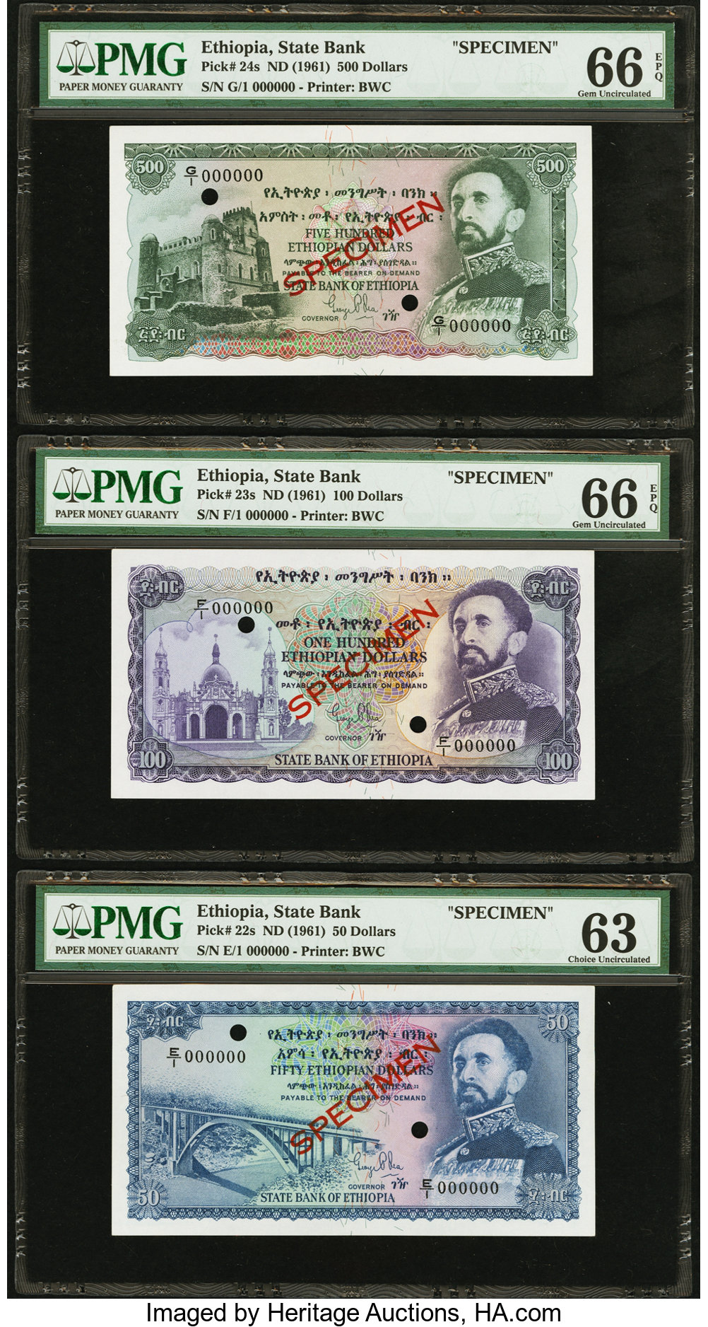 image for: Ethiopia  1 Ethiopian dollar(B207a)