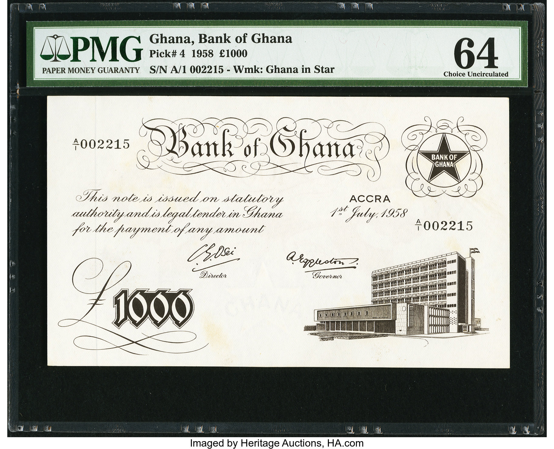 image for: Ghana  1,000 pounds (B104as2)