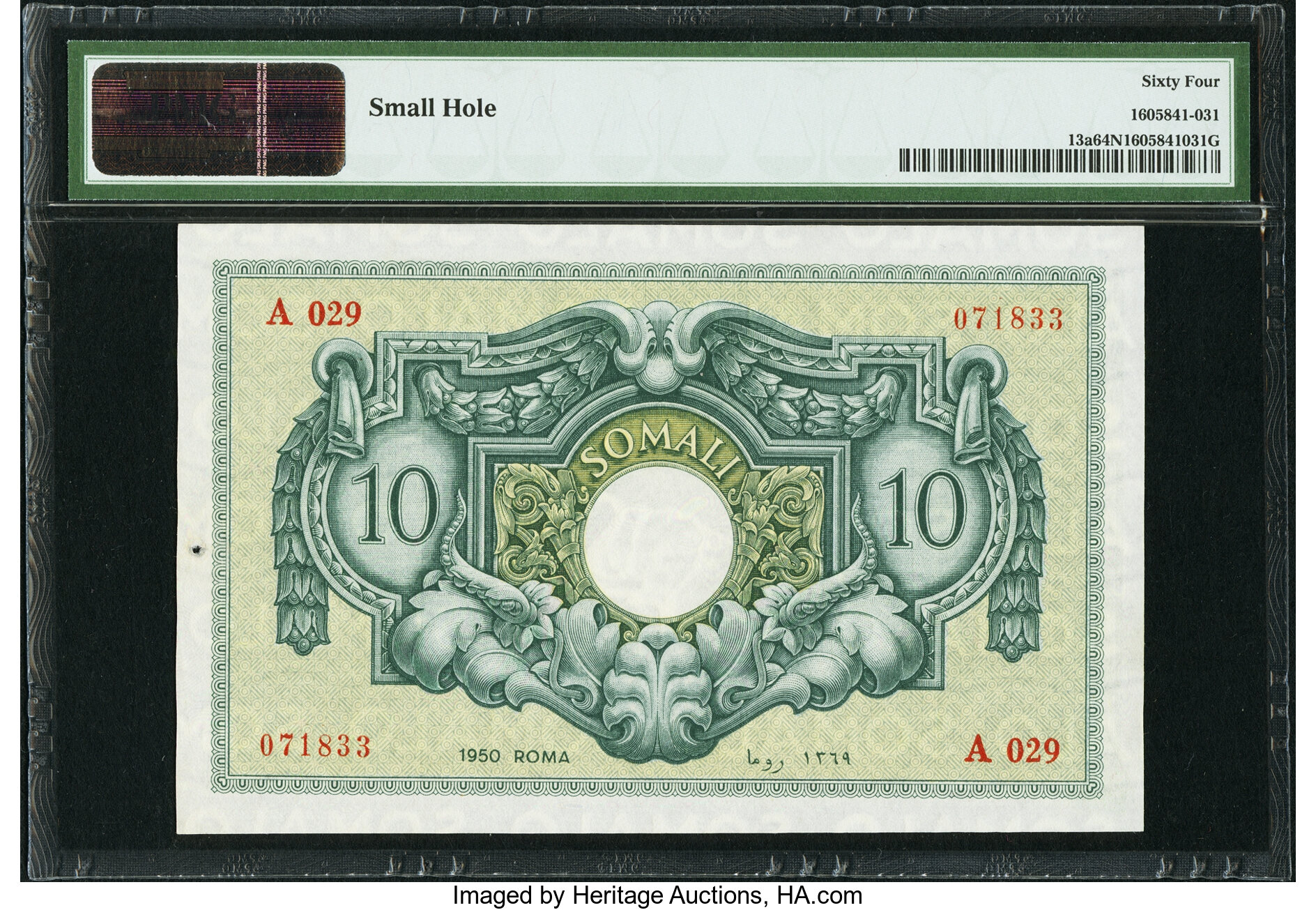 image for: Italian Somaliland  10 somali(B303a)