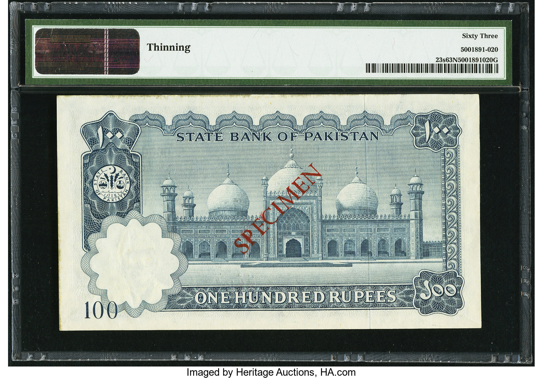 image for: Pakistan  100 rupees (B213as)