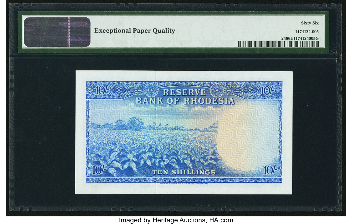 image for: Rhodesia  10 shillings(B101e)