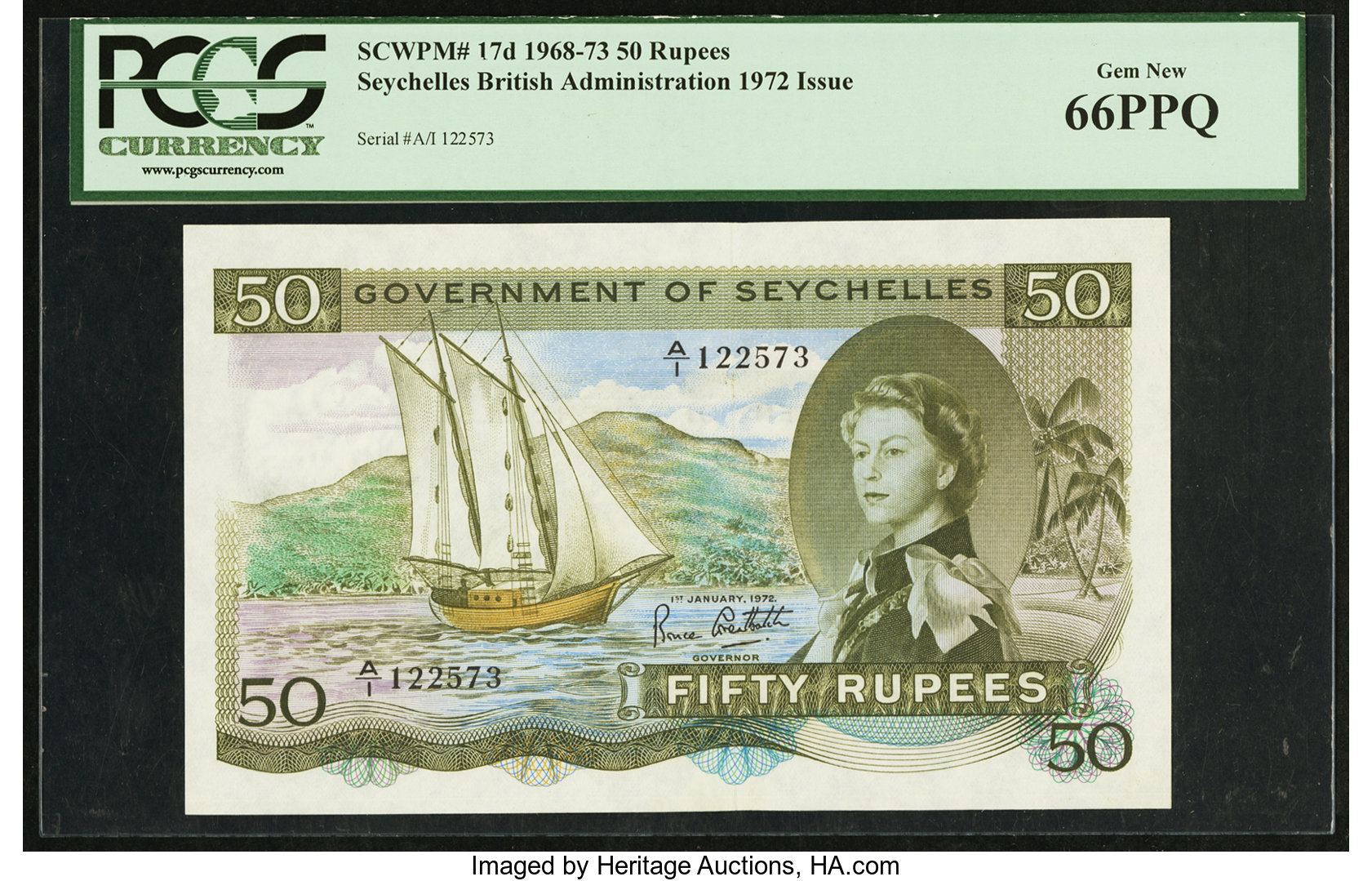 image for: Seychelles  50 rupees (B124d)