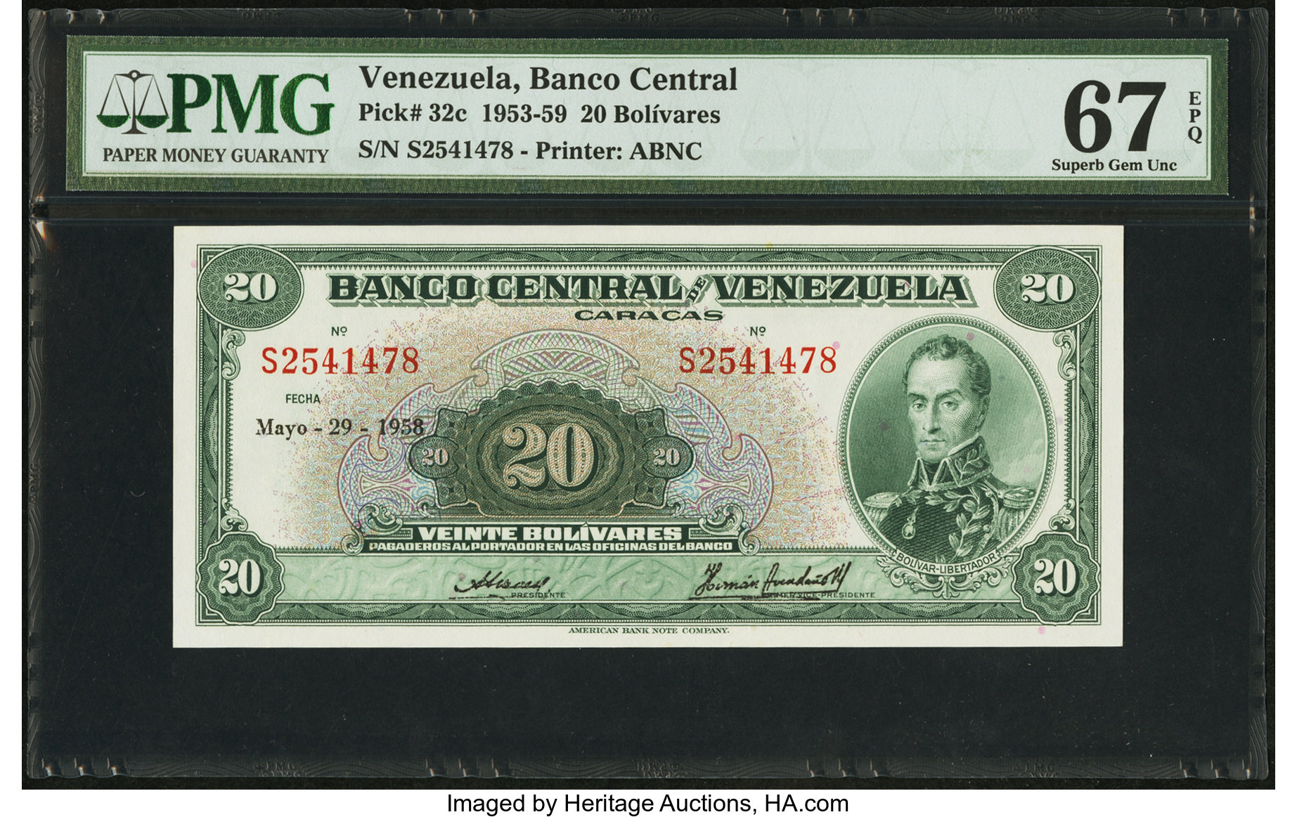 image for: Venezuela  20 bol?vares(B302hh)