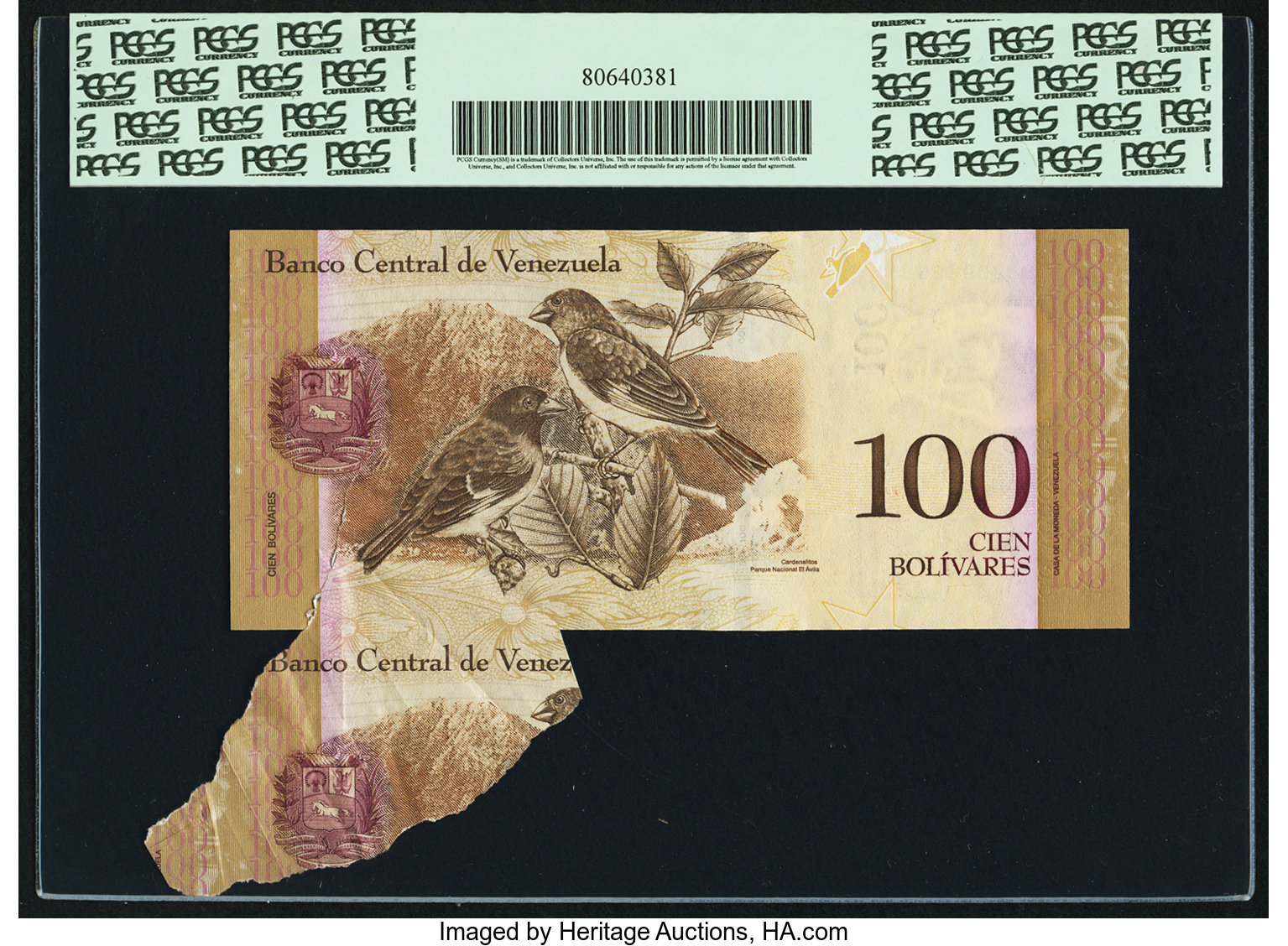 image for: Venezuela  100 bol?vares(B363ez)