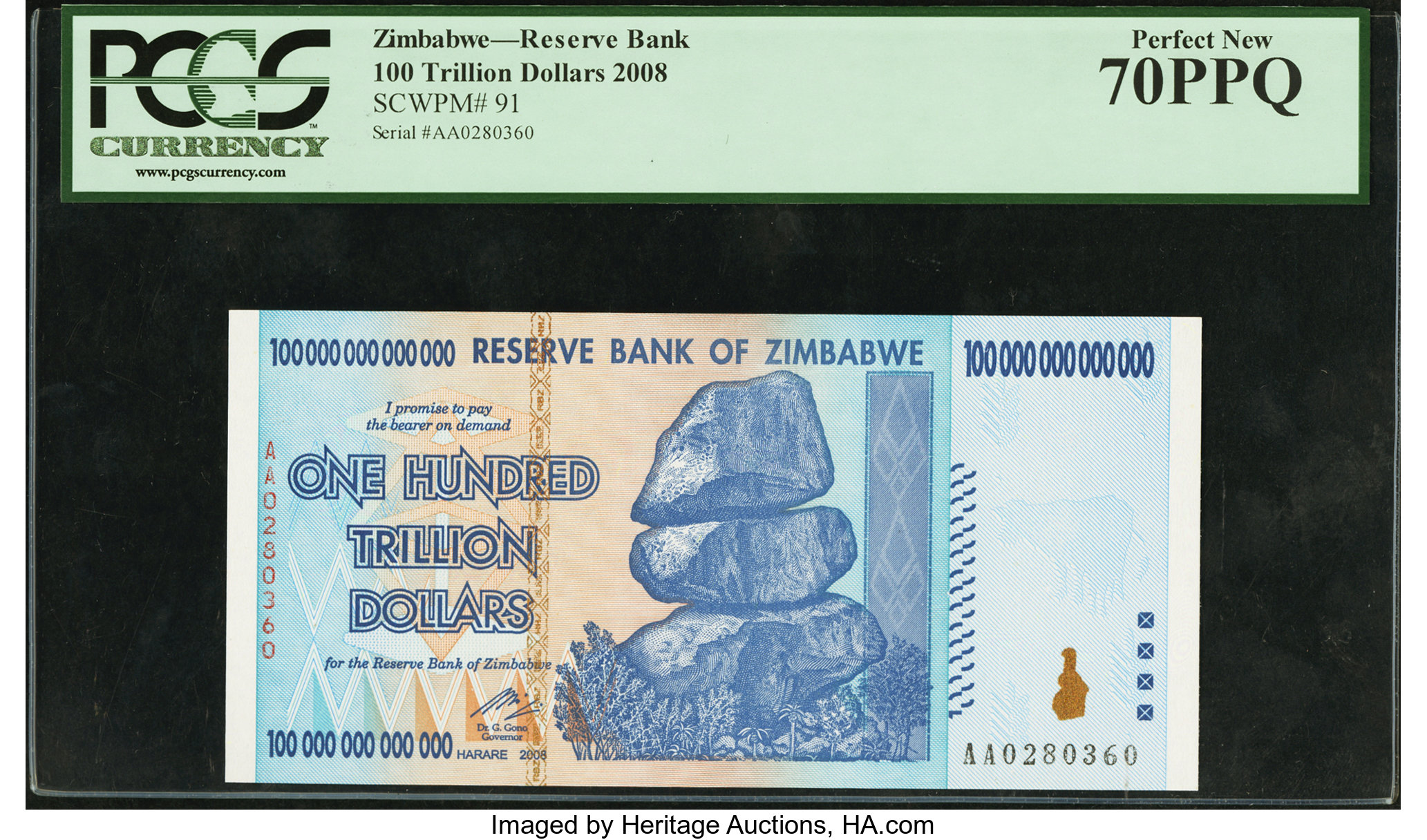 image for: Zimbabwe  10,000,000,000,000 dollars (B179a)