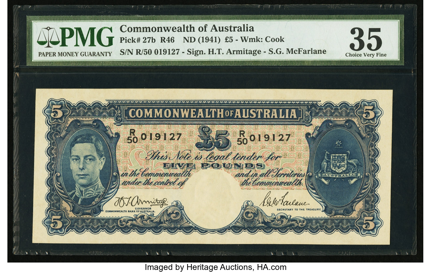 image for: Australia  5 pounds(B133as)
