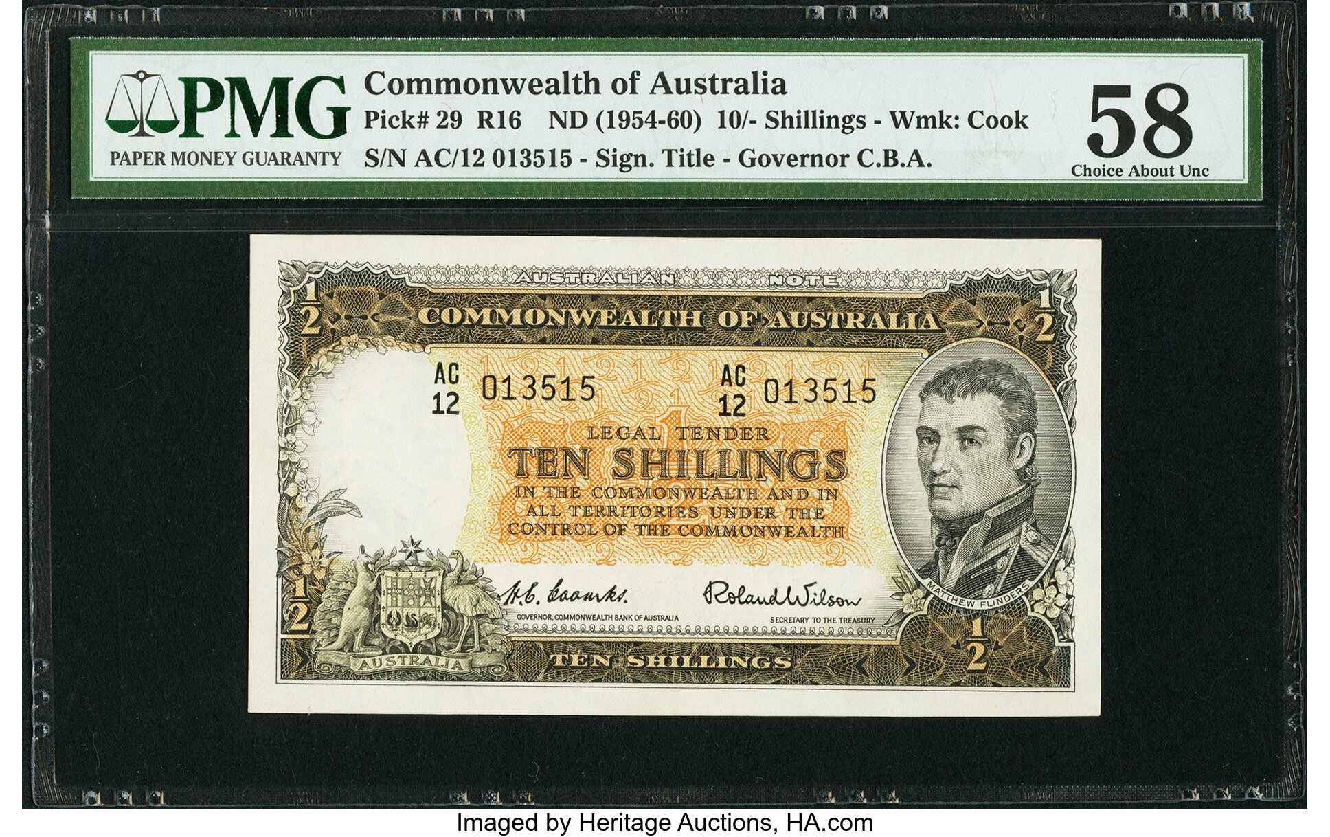 image for: Australia  10 shillings(B138a)