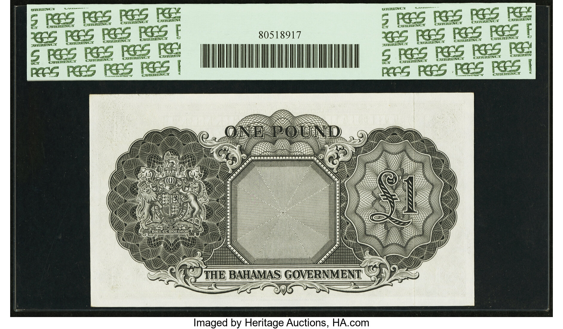 image for: Bahamas  1 pound(B114cs)