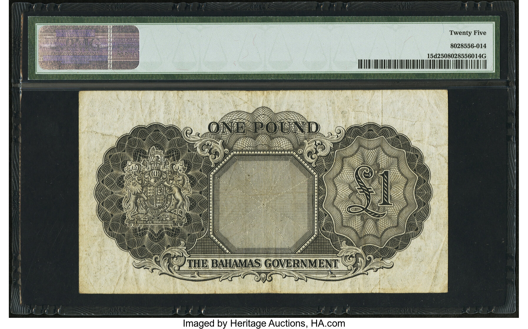 image for: Bahamas  1 pound(B114c)